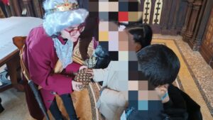 bambini in Villa Tittoni