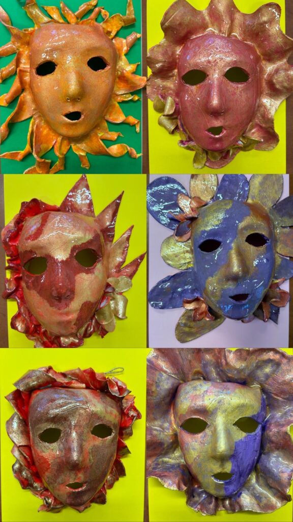 Maschere di Carnevale della 5C