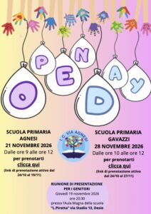 volantino Open Day primaria 2026